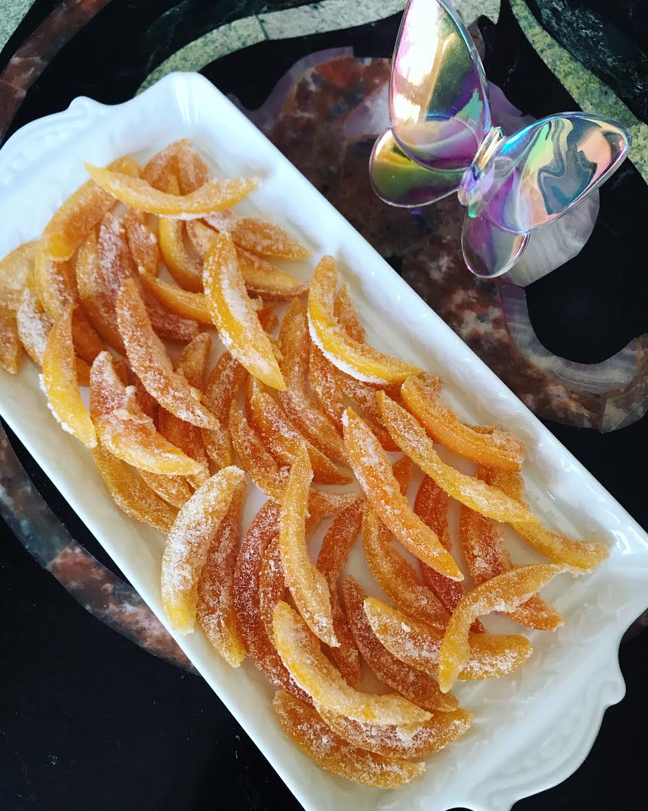 Candied Spiced Pink Grapefruit Peels | CraftyBaking | Formerly Baking911