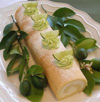 Mojito Roulade or Jelly Roll Cake Recipe Tutorial